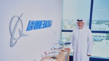 Fahad Al Mheiri, Boeing's vice president for the Middle East, Gulf and North Africa. Photo: Boeing