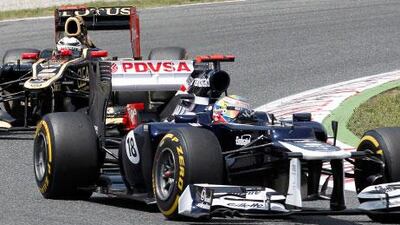 Paston Maldonado won his first grand prix. Reuters