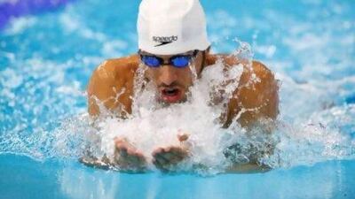 Mubarak Al Besher is inspired to train harder and compete with the big names in swimming.