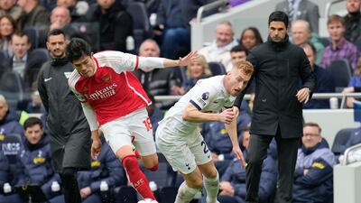 Involved in right old battle with Kulusevski from start with Swede keeping him busy throughout. Found himself free in Spurs' box just after break but sent diving header over bar. AP