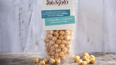 Caramel and sea salt popcorn by Joe & Seph's. Courtesy Joe & Seph’s