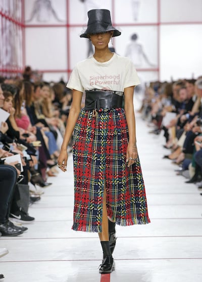 A veiled bucket hat from the Dior 2019 runway