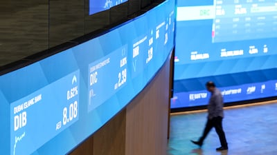 The Dubai Financial Market, along with ADX, was closed on Monday and Tuesday. Chris Whiteoak / The National