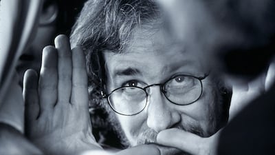 A still from 'Spielberg', in which the director is quizzed by famed documentarian Susan Lacy. Courtesy HBO / OSN