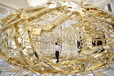 The ornate Qasr Al Watan is the place to go to find out more about the UAE's traditions and values. Chris Whiteoak / The National