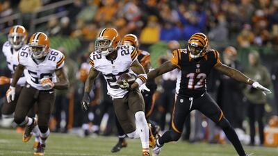 The Cleveland Browns have started the NFL season 6-3 to lead the AFC North division. Michael Conroy / AP