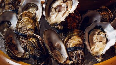 Dibba Bay oysters are also part of the buffet