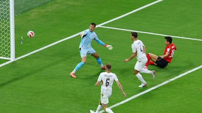 South Korea's Oh Hyeon-gyu scores their second goal against Czech Republic at Guadalajara Stadium. Reuters