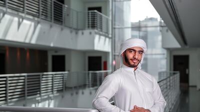 19-year-old Emirati Mohammed Belhoul is a published author and is also studying to be a neurosurgeon. Victor Besa / The National