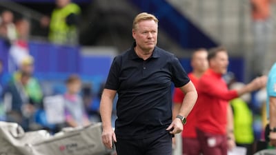 Netherlands' head coach Ronald Koeman. AP