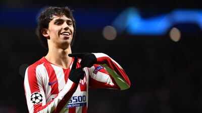 Atletico Madrid's Portuguese forward Joao Felix has joined Chelsea on loan for the rest of the season. AFP