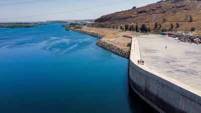 Rivals forces are vying for control of the Tabqa Dam in the Kurdish-held area of Syria. AFP