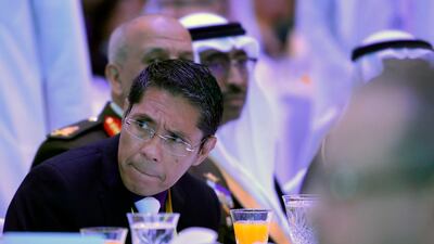 Maliki Osman, Singapore's Senior Minister of State for Defence and Foreign Affairs, attends the opening of the 15th Manama Dialogue. AFP