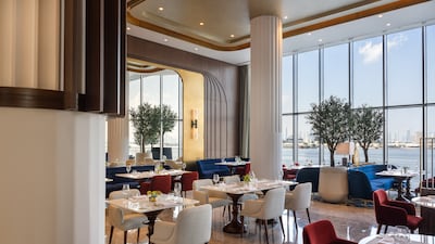 One of the dining options is the elegant The Restaurant