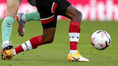 Kyle Walker-Peters of Southampton is fouled by Lucas Digne of Everton. EPA