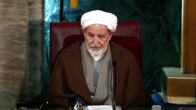 Iran's former judiciary chief Mohammad Yazdi attends a session of the Council of Experts in the capital Tehran on March 10, 2015, before being appointed as the council's new head. Behrouz Mehri/AFP Photo