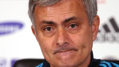 Chelsea manager Jose Mourinho of Chelsea attends a press conference at Cobham Training Ground on February 6, 2015 in Cobham, England. Clive Rose / Getty Images