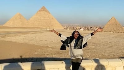 British supermodel Naomi Campbell visited Egypt last month. Instagram / Naomi Campbell