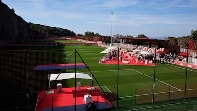 AS Monaco's new performance centre stands on an old quarry. AFP