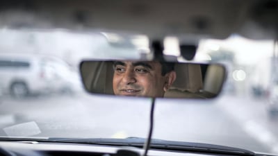Syed Mohammed from Pakistan has been in the UAE since he was three years old. He now works as a Careem driver. In his time off, he enjoys a swim and a walk at the beach. Reem Mohammed / The National