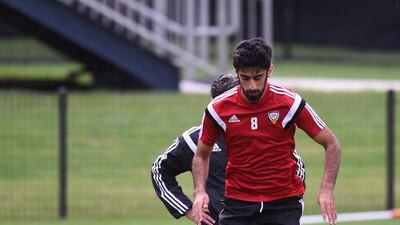 Central defender Hamdan Al Kamali.