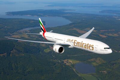 Emirates was ranked number six in the world's reliable airlines study. Courtesy Emirates