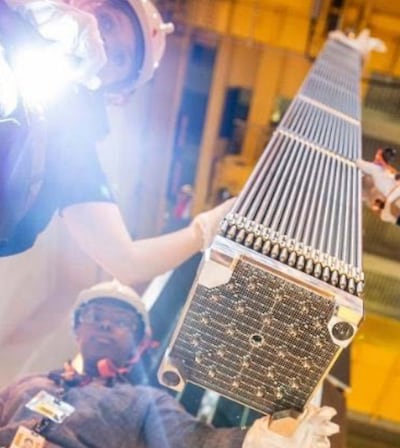 An example of nuclear fuel assembly. Photo: NRC