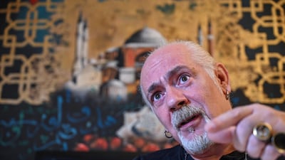 Hasan Kale in his studio