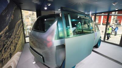 The Mini Vision Urbanaut concept car. Reuters