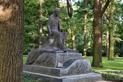 Monument to Nobel Prize-winning Polish novelist Henryk Sienkiewicz. Getty Images