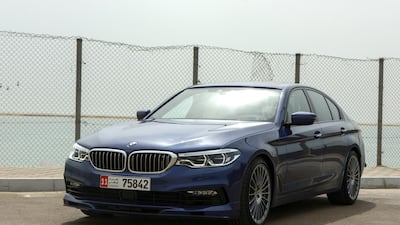 The B5 produces 608hp. Khushnum Bhandari for The National