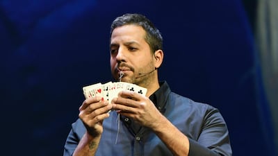 David Blaine is among the magicians heading to Saudi. Getty Images