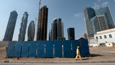 Construction work on much of Business Bay was due to start just as the global financial crisis hit. Christopher Pike / The National