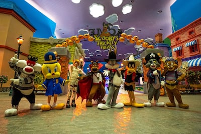 Scooby's Trickity Treats will be held every Saturday throughout Halloween. Photo: Warner Bros World Abu Dhabi