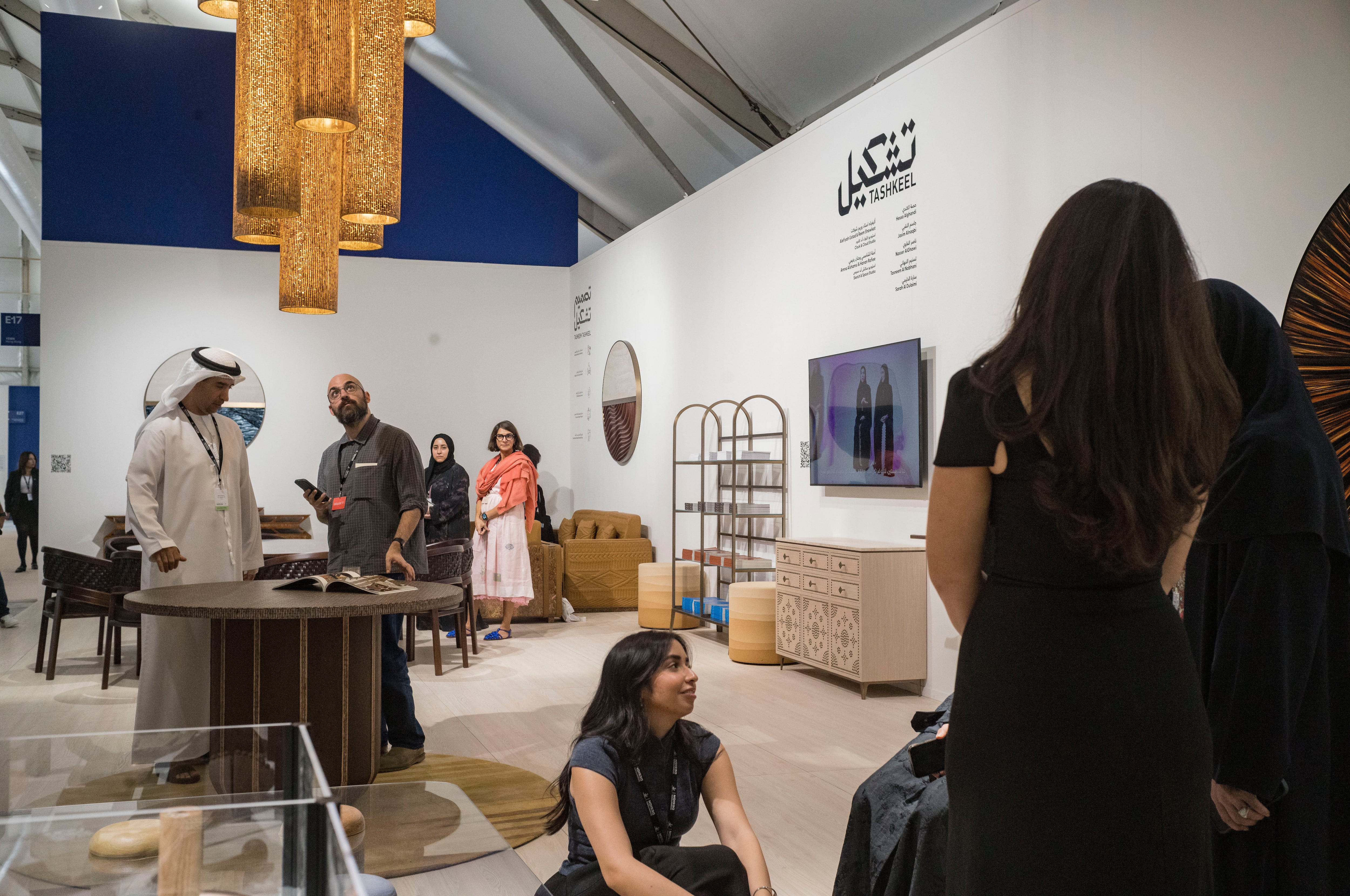 Downtown Design will showcase work developed through UAE training and mentorship programmes. Antonie Robertson/The National
