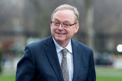 White House economic adviser Kevin Hassett is considered to be the front-runner to serve a the next chair of the Federal Reserve. Bloomberg