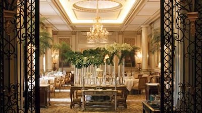 La Cinq at Le George V. Courtesy Four Seasons Hotels and Resorts