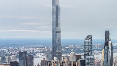 Central Park Tower, centre. Getty Images
