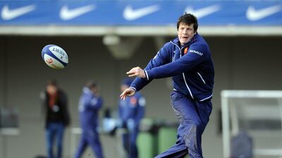 Francois Trinh-Duc has 49 international caps for France. Franck Fife / AFP