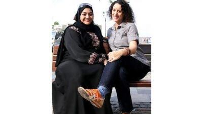 From left, Shaima Al Sayed and Mina Liccione. Courtesy of Colin Goodwin