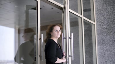 Resident Karin Buettner has fought a year-long battle to improve inadequate facilities at MR Tower in Ajman. Reem Mohammed/The National