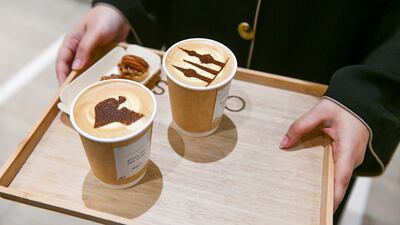 Cafes and cake shops offer themed products for Kuwaiti National Day.