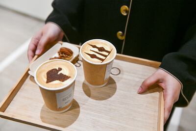 Cafes and cake shops offer themed products for Kuwait National Day. Photo: Kuna