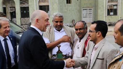 Danish Major General Michael Lollesgaard, who heads a United Nations team tasked with negotiating in Yemen. Abduljabbar Zeyad / Reuters