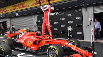 German driver Sebastian Vettel is now even more of a favourite to win the driver's title in 2018. AFP