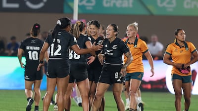New Zealand celebrate victory over Australia