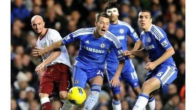 John Terry, centre, and the Chelsea men at the back have been profligate at Stamford Bridge.