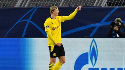 CF Erling Haaland (Borussia Dortmund). The Norwegian phenomenon scored his 15th and 16th Champions League goals in the triumph over Bruges. That's 16 in 12 games. He's still only 20 years old. The legend grows. AP Photo