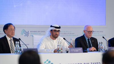 Dr Sultan Al Jaber at MBZUAI. All photos: MBZUAI