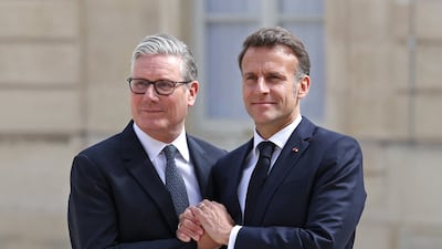 French President Emmanuel Macron and British Prime Minister Keir Starmer are co-hosting an international conference on Hormuz with around 30 states. REUTERS
